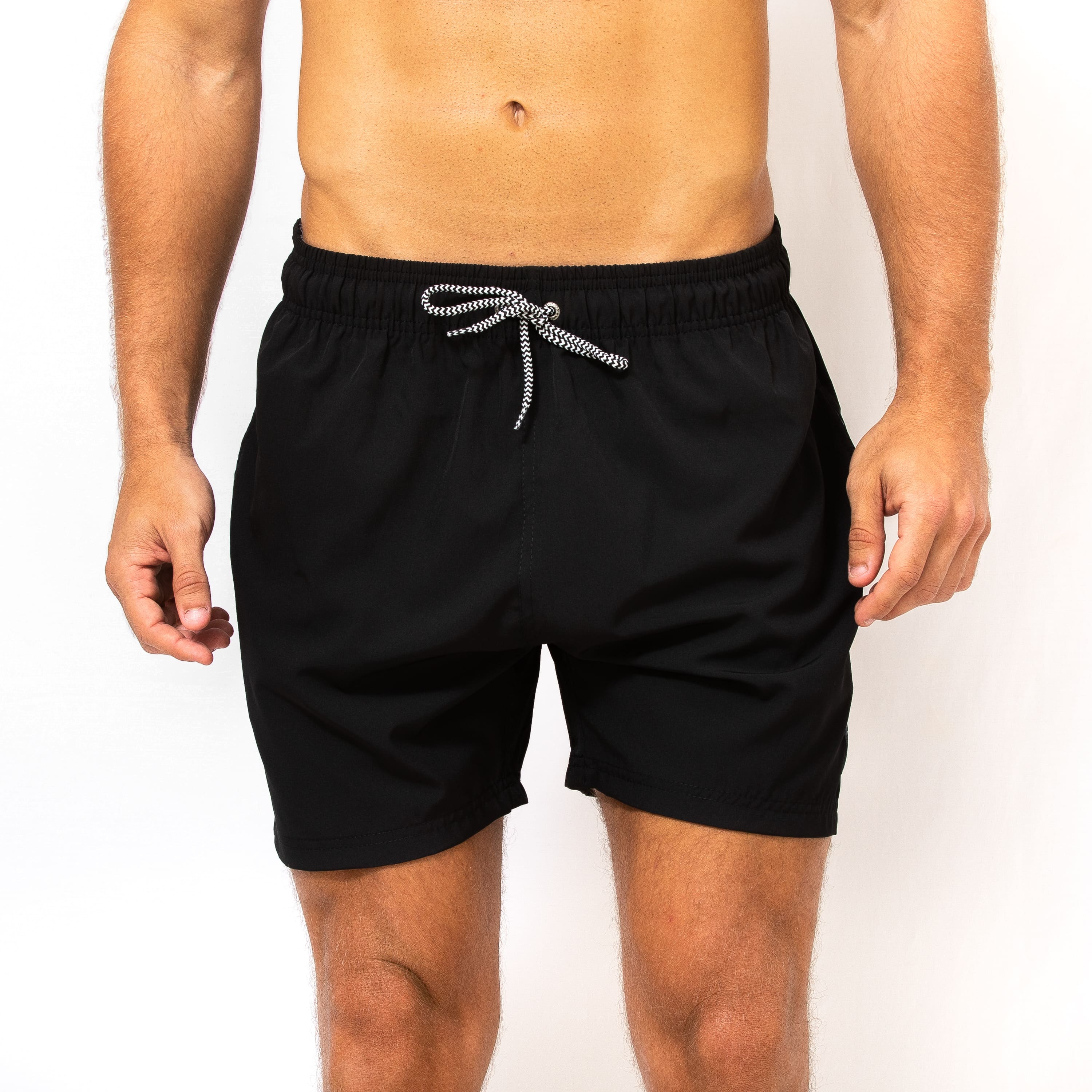 Short Masculino Liso Elastano Branco Vonpiper