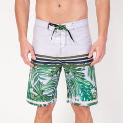 Bermuda Boardshort Stripes Flowers and Palm Bermuda Boardshort Stripes Flowers and Palm