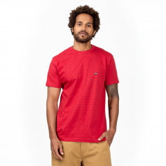 T-Shirt Triângulos Vermelho T-Shirt Triângulos Vermelho